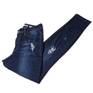 YMI Wanna Betta Butt High Rise Jeans Womens Size 9 Skinny Dark Wash Denim Pants